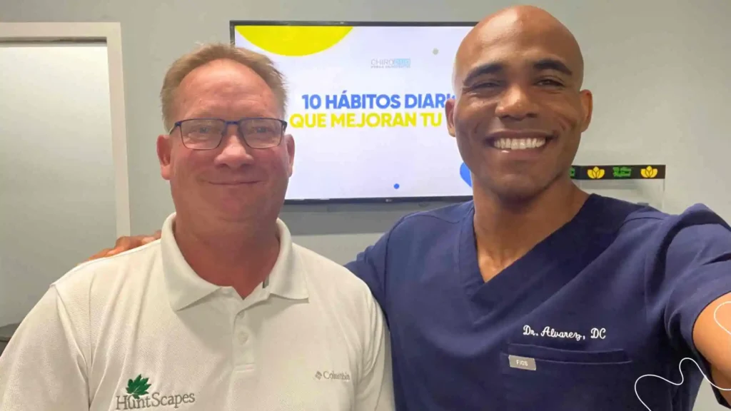 Persona recibiendo atención quiropráctica para mejorar su calidad de vida en Durham