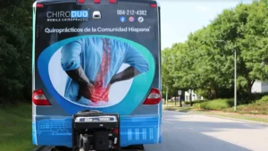 Patient receiving chiropractic adjustment for pain relief in Raleigh