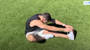 Person performing simple exercises at home to strengthen the spine and improve posture.