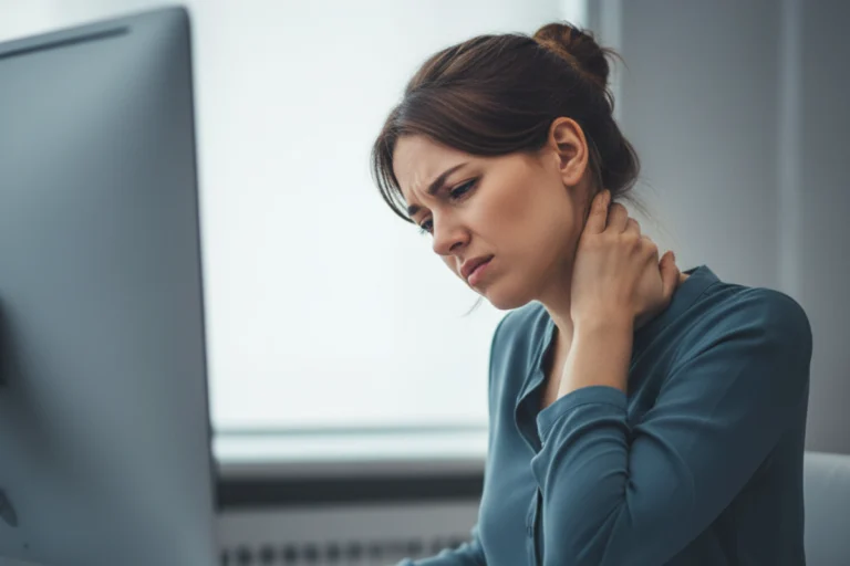 Patient receiving chiropractic adjustment to relieve low back sciatica pain.